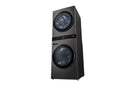 LG, Single Unit Front Load 21/16kg LG WashTower™ with Centre Control™, Black Steel color