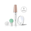 Braun FaceSpa epilator with face brush, three face treatments in one device
