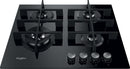 Whirlpool, GOWL 628/NB Gas hob cm. 59 - Black Ceramic Glass
