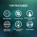 Hisense, Two Door Top-mount 635L Freezer Fridge