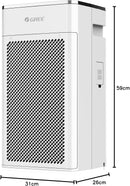 Gree, Air Purifier Allergy Sufferers with HEPA Filter and UV Light, up to 80m2