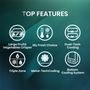 Hisense, Four Doors Refrigerator 16CFT,No-Frost