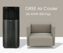 Gree 3-in-1 Air Cooler, Humidifier and Purifier, KSWK-2001DGL 20L, Black