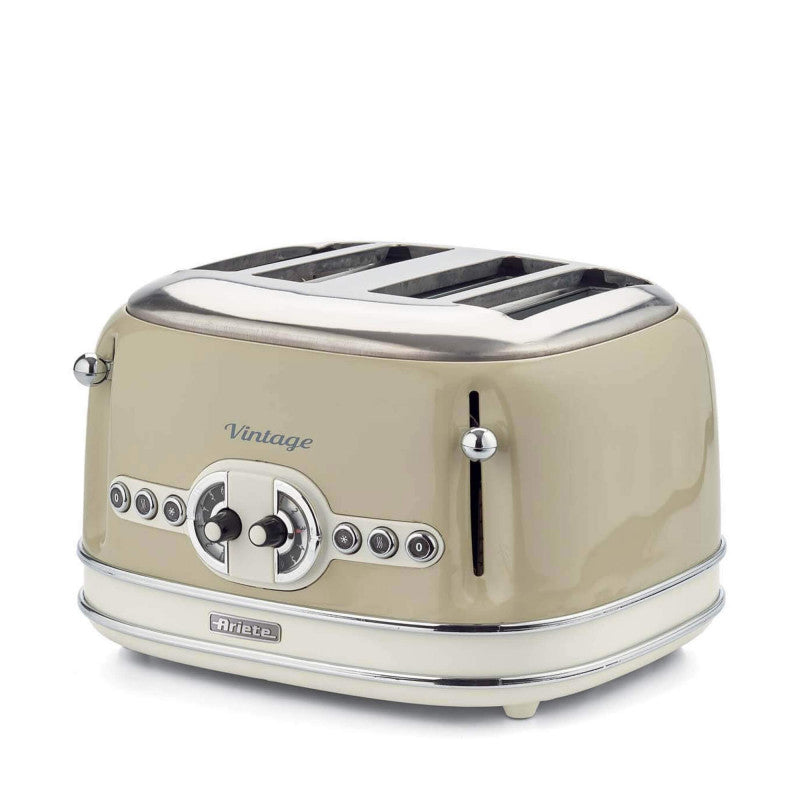 Ariete, 156 Vintage Toaster Slices 1630W, Beige - Main Image