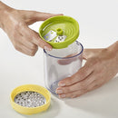 Joseph Joseph, Spiro Spiralizer Vegetable Spiral Slicer Handheld 3 Blade Veggie Pasta Noodle Spaghetti Grater, Green, One size