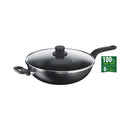 Tefal, Cook Easy Black Wokpan 36cm + glass lid – B5039296