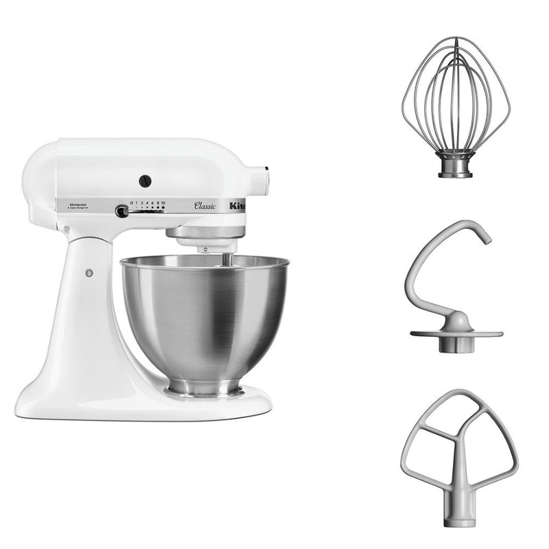 KitchenAid, Classic 4.3 L Stand Mixer White