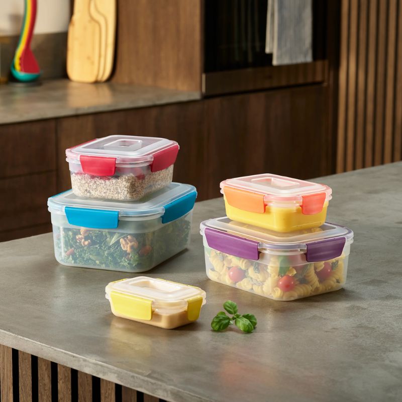 Joseph Joseph, Stack Nest™ Lock 5-piece Multicolour Container Set