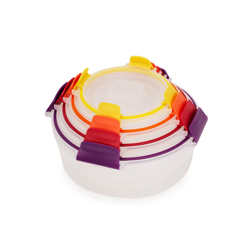 Joseph Joseph, Nest Lock 4-Piece Multicolour Round Food Container Set