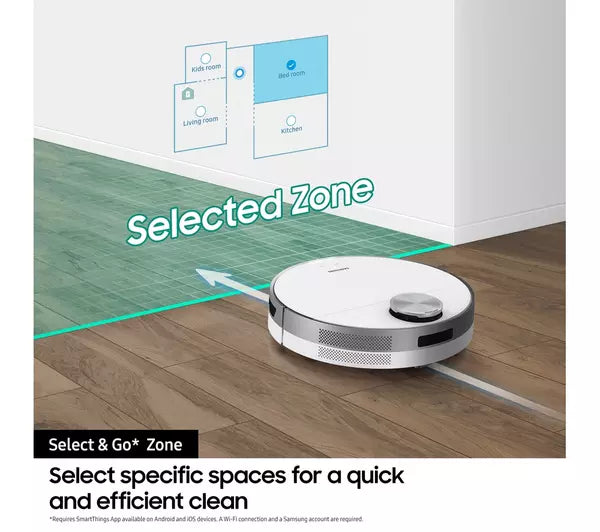 Samsung, Jet Bot™+ Robot Vacuum Cleaner with Auto Empty CleanStation