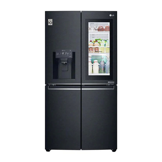 LG, Slim French Door InstaView™ Fridge, 423L, Black