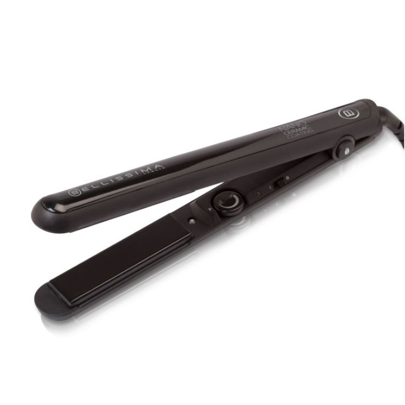 Bellissima Nano-ceramic & jade crystal coated straightener, expert hair styling results with best hair stylers