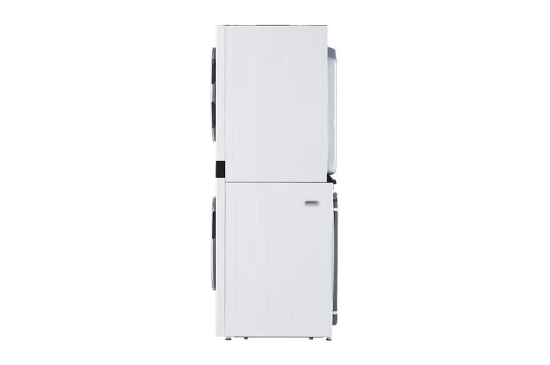 LG, Single Unit Front Load 21/16kg LG WashTower™ with Centre Control™, White