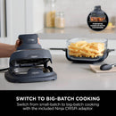 Ninja Crispi 4-in-1 Glass Air Fryer Non-Toxic 4QT Max Crisp Gray