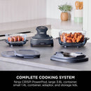 Ninja Crispi 4-in-1 Glass Air Fryer Non-Toxic 4QT Max Crisp Gray