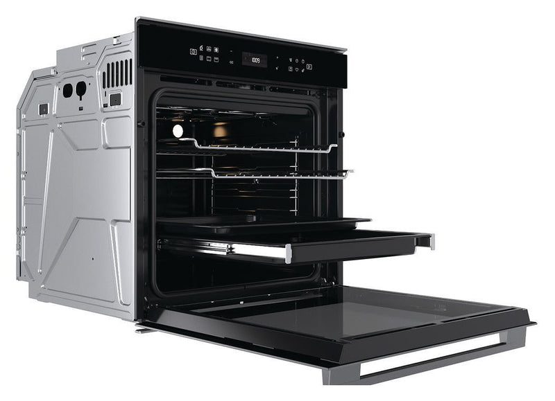 Whirlpool, W7 OM4 4BS1 H W Collection 60 cm Electric Oven, Black