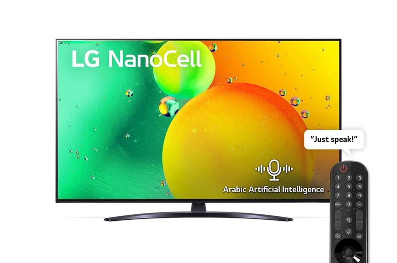 LG, NanoCell TV 75 Inch NANO79 Series, Cinema Screen Design 4K Active HDR WebOS Smart AI ThinQ