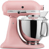 KitchenAid, Mixer Tilt-Head 4 8l Artisan Matte Dried Rose+ 3 L Bowl + Flex edge Beater Dried Rose