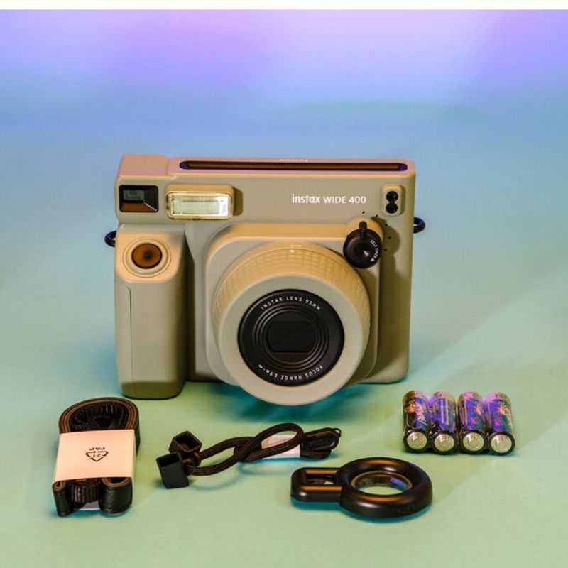 Fujifilm Instax Wide 400 Instant Film Camera + 2 Packs of Instax Wide Film 1PK