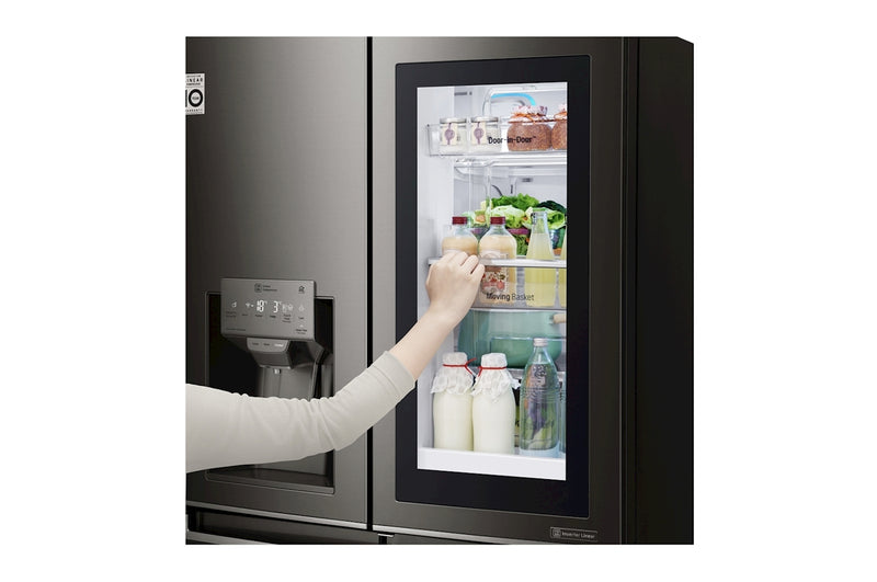 LG, InstaView Four Door Refrigerator 33 FT Linear Compressor Wifi