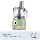 Ariete, 1781/04 Food Processor, Green