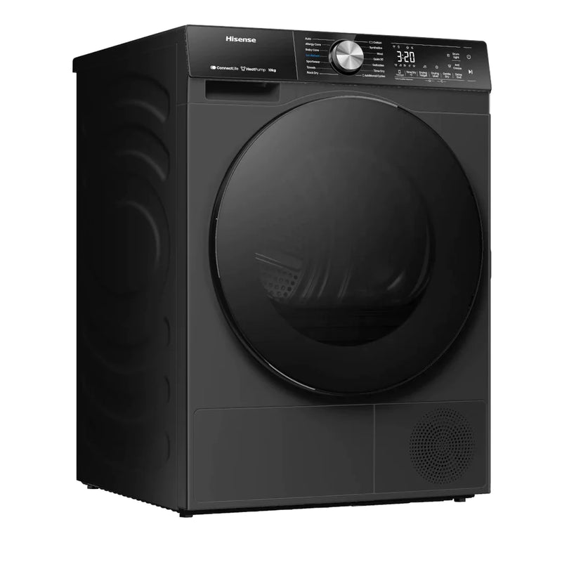 Hisense, DH5S102BB Dryer 10KG CONNECT LIFE Black