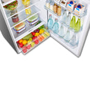 Hisense, Top Mount Refrigerator with Recessed Handle,LED interior Light, Separate Temperature control for Fridge and Freezer,No Frost