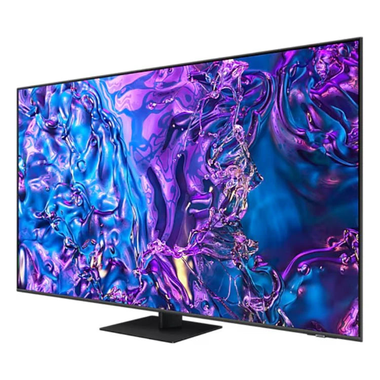 Samsung 85-inch QLED 4K Q70D Tizen OS Smart TV, Best large size Tv deals 2024 for movies and gaming, Quantum Processor 4K with glorious picture and sound, ultra-smooth gameplay without lag and motion blur with Motion Xcelerator Turbo+, Quantum HDR Wider range of contrast in cinematic scale