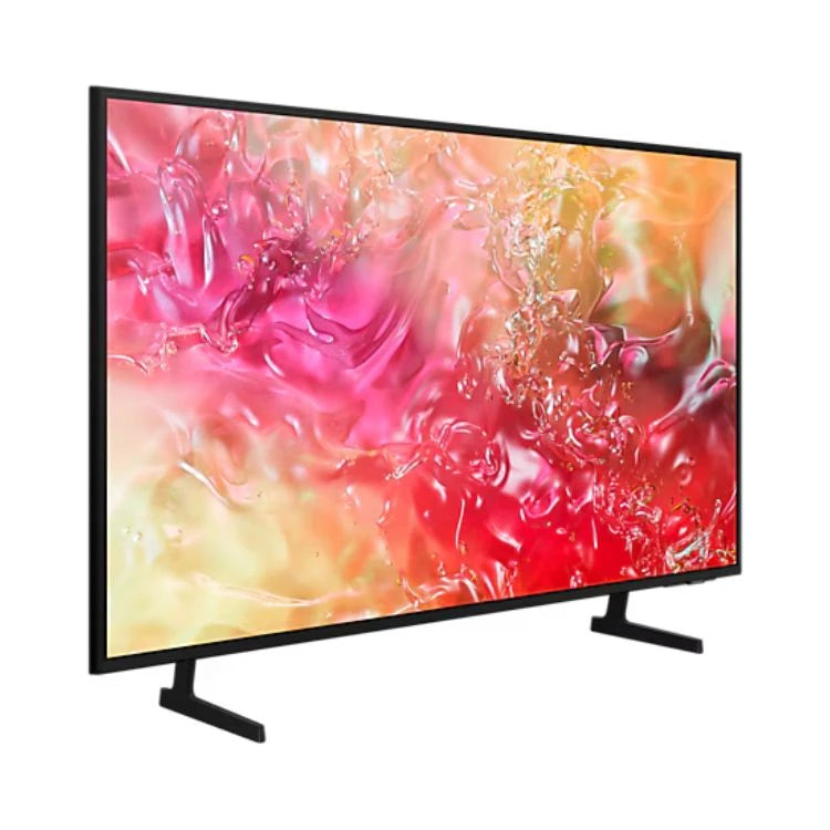 Samsung 75-inch Crystal UHD DU7000 4K Smart TV, Best small size Tv deals 2024 for movies and gaming, Experience stunning color and clarity with Crystal Processor 4K HDR technology, slim and sleek design adds a modern touch to any living space, Enjoy more immersive and lifelike picture