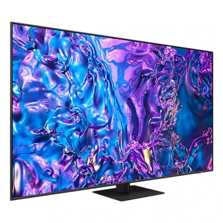 Samsung 85-inch QLED 4K Q70D Tizen OS Smart TV, Best large size Tv deals 2024 for movies and gaming, Quantum Processor 4K with glorious picture and sound, ultra-smooth gameplay without lag and motion blur with Motion Xcelerator Turbo+, Quantum HDR Wider range of contrast in cinematic scale