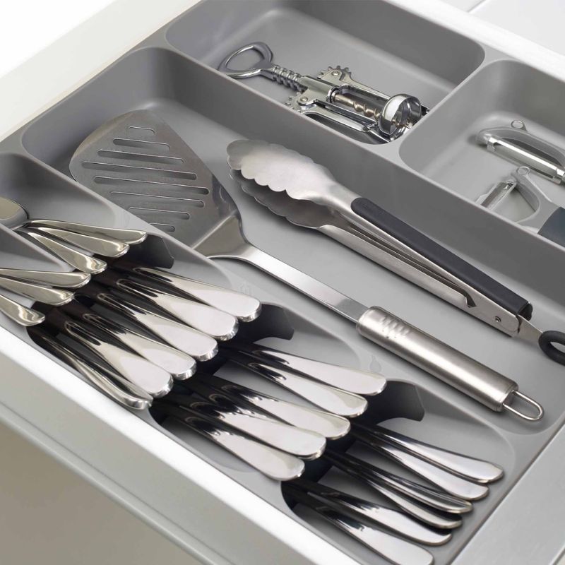 Joseph Joseph, DrawerStore™ Grey Cutlery, Utensil & Gadget Organiser