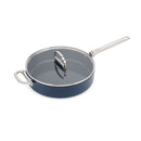 Joseph Joseph, Space Folding Handle Ceramic Non-stick 28cm Blue Saute Pan & Lid