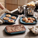 Joseph Joseph, Nest™ Bake Non-Stick 3-piece Blue Baking Tray Set