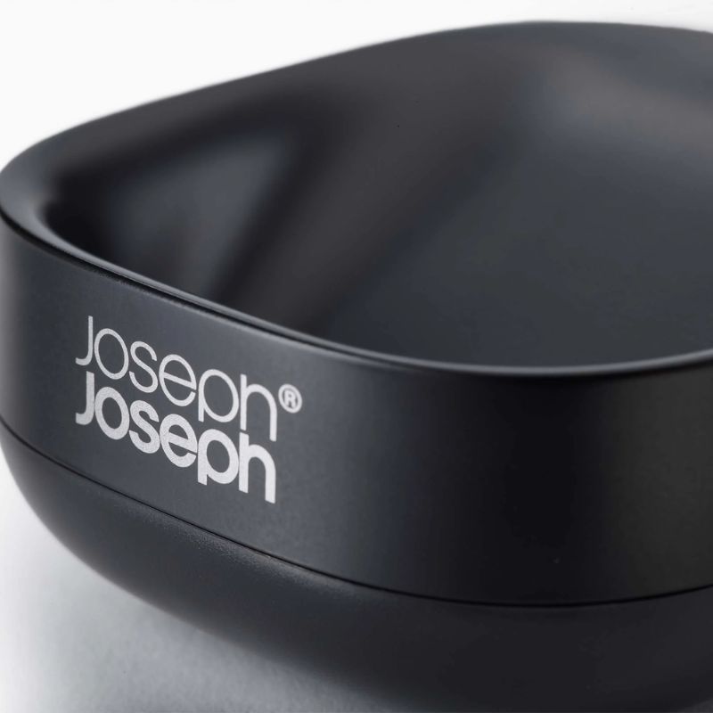 Joseph Joseph, Slim™ Compact Matt Black Soap Dish