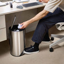 Joseph Joseph, Arc™ 10L Easy-push Stainless-steel Pedal Bin
