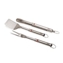 Joseph Joseph, GrillOut™ 3-Piece Stainless-Steel BBQ Turner, Tongs & Fork Set