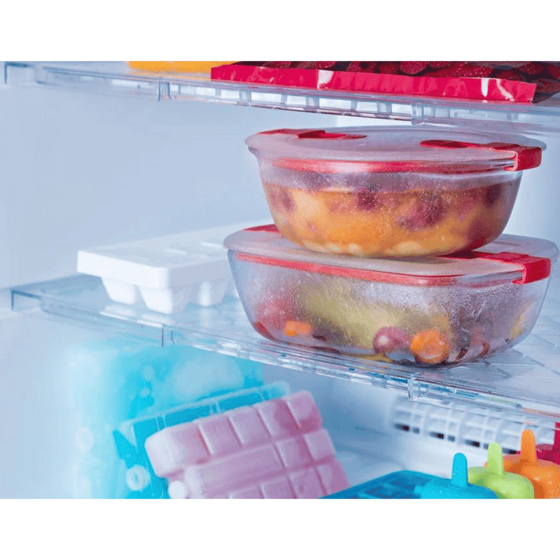 Pyrex, Cook & Heat Glass Rectangular Dish With Lid, 1.1L