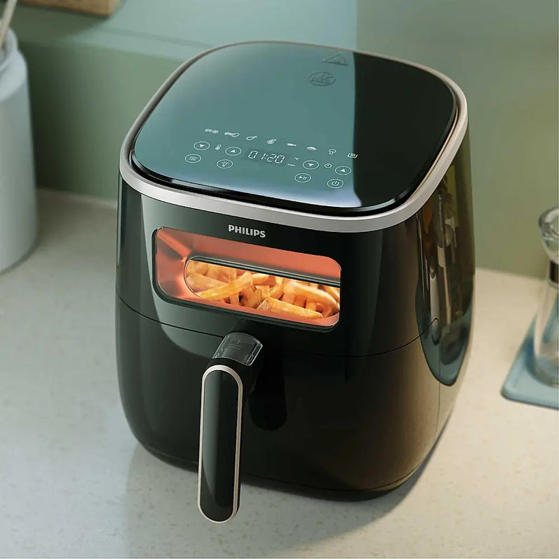 Philips, Air Fryer XL, 5.6L with Digital Window and Rapid Air Technology - HD9257