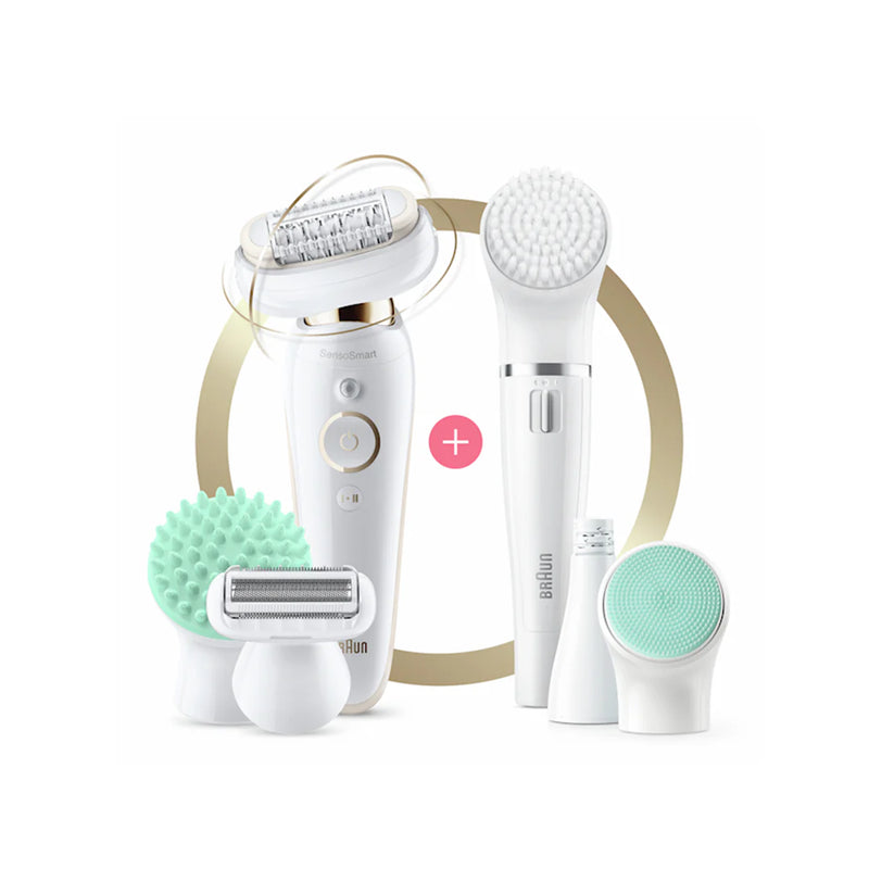 Braun, Silk·épil 9 Flex Epilator, Beauty Set with FaceSpa, SES 9300