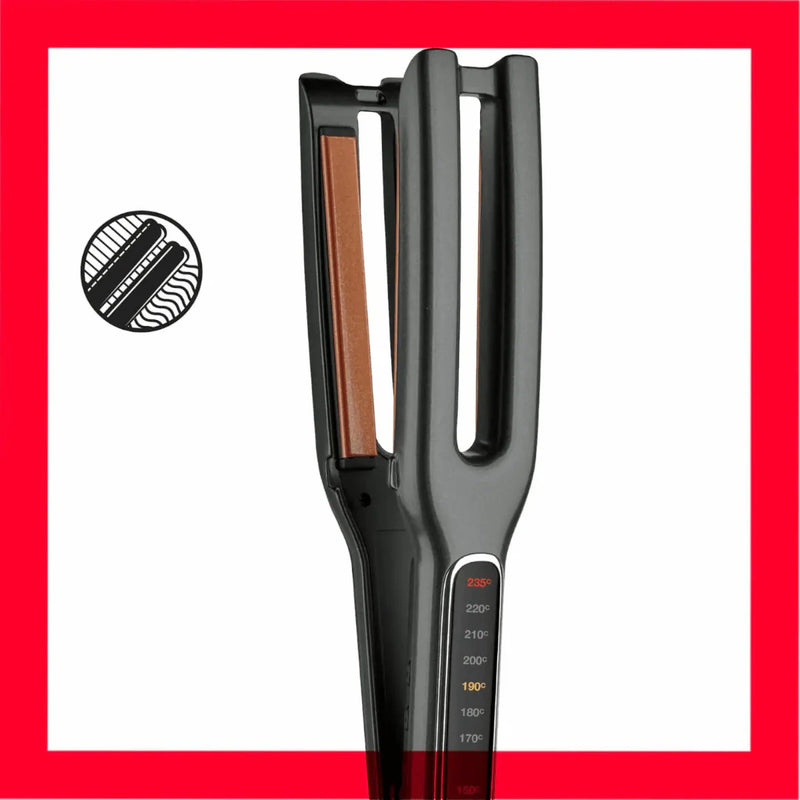 Revlon, Double Straight Copper Ceramic Dual Plate Hair Straightener | Faster Styling and Reduced Damage