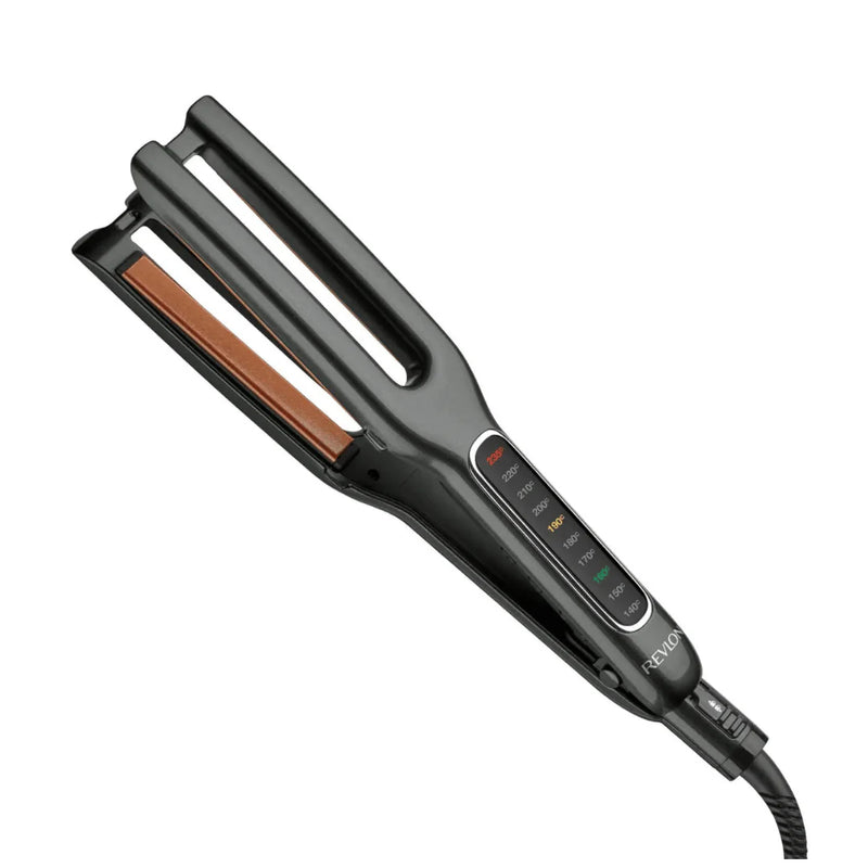 Revlon, Double Straight Copper Ceramic Dual Plate Hair Straightener | Faster Styling and Reduced Damage