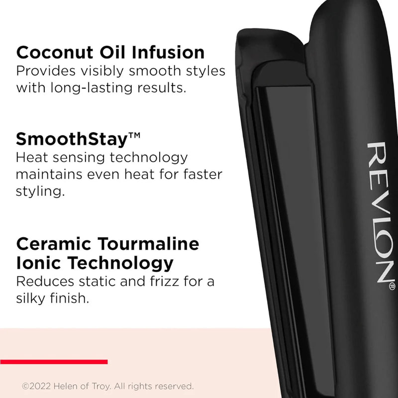 Revlon, SmoothStay Coconut Oil-Infused Starightener RVST2211PE