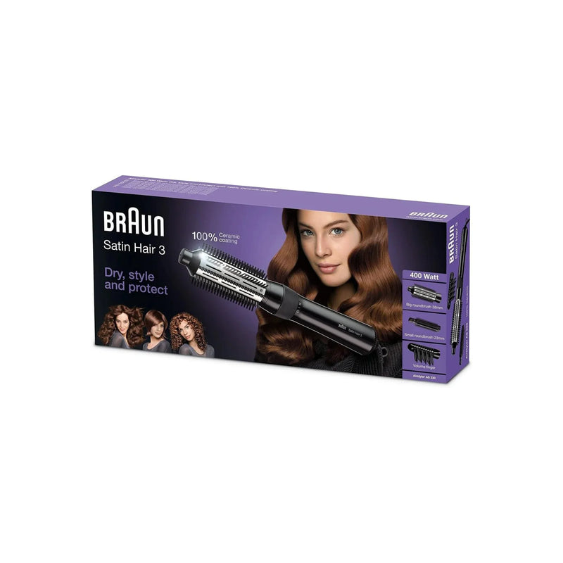 Braun, AS330SDE Satin Hair 3 Hair Curler with AirStyler