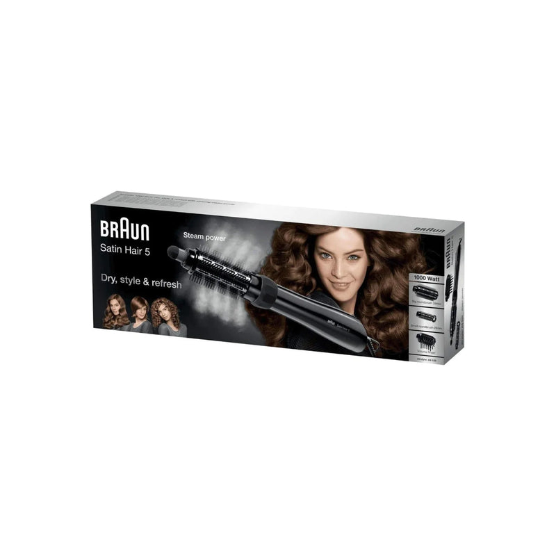 Braun, Satin Hair 5 AS530 Airstyler with style refreshing steam and 3 styling attachments