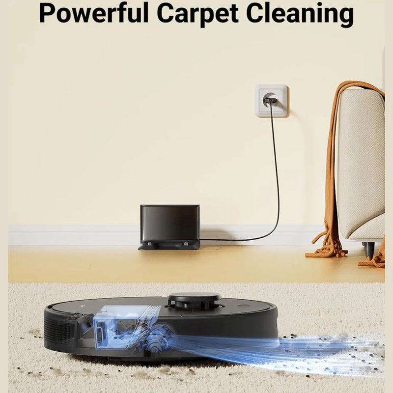 Dreame, D9 Max Robot Vacuum and Mop Cleaner, Black