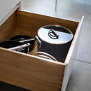 Joseph Joseph, Space Folding Handle Ceramic Non-stick 25cm Blue Stock Pot & Lid