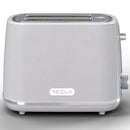 Tesla, Toaster, 930W, 2 Slices, White Inox - TS400GX