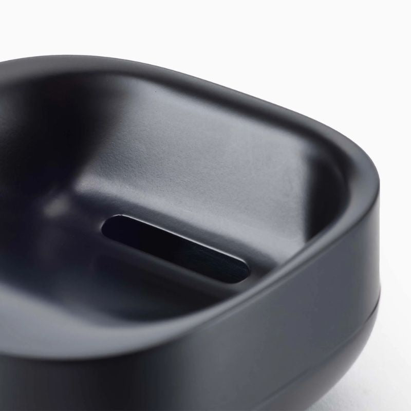 Joseph Joseph, Slim™ Compact Matt Black Soap Dish