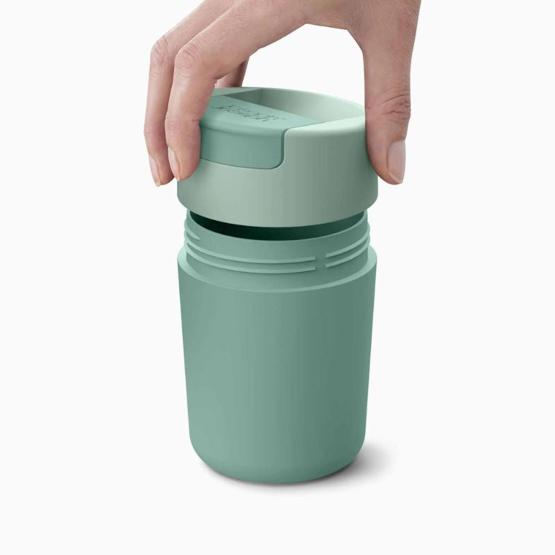 Joseph Joseph, Sipp™ Travel Mug with Hygienic Lid 340ml Green