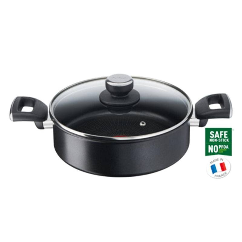 Tefal, Unlimited Shallow Pan 24 cm With Glass Lid / G2557022